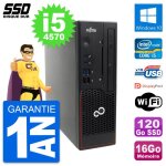 Mini pc fujitsu esprimo c720 sff i5 - 4570 ram 16go ssd 120go windows 10 wifi
