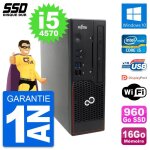Mini pc fujitsu esprimo c720 sff i5 - 4570 ram 16go ssd 960go windows 10 wifi