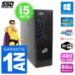 Mini pc fujitsu esprimo c720 sff intel i5 - 4570 ram 8go ssd 480go windows 10 wifi