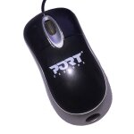 Mini souris optique filaire usb port designs 3 boutons noir gris argent pc mouse