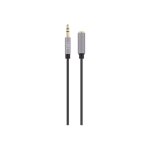T'nb - rallonge de c�ble audio - jack mini m�le pour jack mini femelle - 1 m - noir