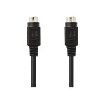 Nedis - c�ble vid�o - s - video - 4 broches mini - din m�le pour 4 broches mini - din m�le - 2 m - noir ...