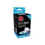 Pack de 4 cartouches compatibles epson t0715 guépard e - 71 upprint Pack de 4 cartouches compatibles epson t0715 guépard e - 71 upprint