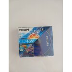 Pack de 5 cd - rw philips - 700mb - neufs