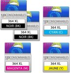 Pack g�n�rique hp 364xl, 5 cartouches