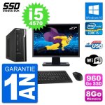 Pc acer veriton x2632g sff ecran 27  i5 - 4570 ram 8go ssd 960go windows 10 wifi Pc acer veriton x2632g sff ecran 27  i5 - 4570 ram 8go ssd 960go windows 10 wifi