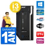 Pc acer veriton x2632g sff intel i3 - 4130 ram 16go disque dur 2to windows 10 wifi Pc acer veriton x2632g sff intel i3 - 4130 ram 16go disque dur 2to windows 10 wifi