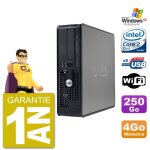 Pc dell 755 sff intel e6750 ram 4go disque 250go graveur dvd wifi windows xp pro