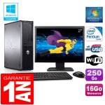 Pc dell 780 dt intel e5300 ram 16go disque 250 go wifi w7 ecran 27