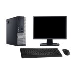 Pc dell 9020 sff ecran 27  intel core i3 - 4130 ram 8go ssd 120go windows 10 wifi