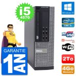 Pc dell 9020 sff intel core i5 - 4570 ram 4go disque dur 2to windows 10 wifi Pc dell 9020 sff intel core i5 - 4570 ram 4go disque dur 2to windows 10 wifi