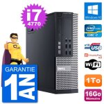 Pc dell 9020 sff intel core i7 - 4770 ram 16go disque dur 1to windows 10 wifi