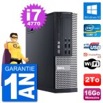 Pc dell 9020 sff intel core i7 - 4770 ram 16go disque dur 2to windows 10 wifi Pc dell 9020 sff intel core i7 - 4770 ram 16go disque dur 2to windows 10 wifi