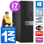 Pc dell optiplex 5050 sff intel i7 - 6700 ram 16go disque 2to hdmi windows 10 wifi