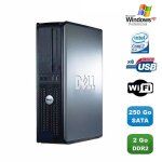 Pc dell optiplex 760 dt intel core 2 duo e8400 3ghz 2go ddr2 250go wifi xp pro