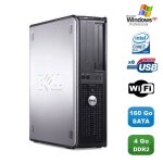 Pc dell optiplex 760 dt intel core 2 duo e8400 3ghz 4go ddr2 160go wifi xp pro
