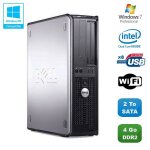 Pc dell optiplex 760 dt intel dual core e5200 2, 5ghz 4go ddr2 2000go wifi win 7
