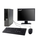 Pc dell optiplex 9010 usff ecran 22  intel i3 - 3220 ram 16go ssd 480go w10 wifi