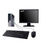 Pc dell optiplex 9020 usff ecran 22  intel i3 - 4130 ram 16go sdd 240go w11 wifi