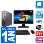 Pc fujitsu e500 dt ecran 19  intel g630 ram 16go disque dur 2to windows 10 wifi