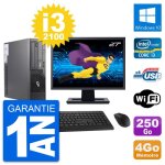 Pc fujitsu e500 dt ecran 27  intel i3 - 2100 ram 4go disque 250go windows 10 wifi