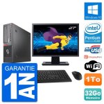 Pc fujitsu e920 dt ecran 27  intel g3220 ram 32go disque dur 1to windows 10 wifi