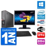 Pc fujitsu e920 dt ecran 27  intel g3220 ram 8go disque dur 2to windows 10 wifi