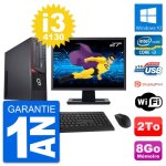Pc fujitsu e920 dt ecran 27  intel i3 - 4130 ram 8go disque 2to windows 10 wifi