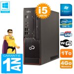 Pc fujitsu esprimo c720 sff core i5 - 4570 4go 1to graveur dvd wifi w7