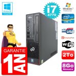 Pc fujitsu esprimo c720 sff i7 - 4770 ram 8go disque 2to graveur dvd wifi w7