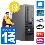 Pc fujitsu esprimo e500 dt intel i3 - 2100 ram 16go disque dur 2to windows 10 wifi