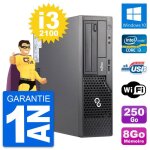 Pc fujitsu esprimo e500 dt intel i3 - 2100 ram 8go disque 250go windows 10 wifi