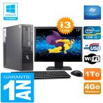 Pc fujitsu esprimo e500 e85 + sff core i3 - 2100 4go disque 1 to wifi w7 ecran 19