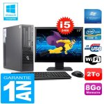 Pc fujitsu esprimo e500 e85 + sff core i5 - 2400 8go disque 2 to wifi w7 ecran 19