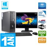 Pc fujitsu esprimo e500 e85 + sff g640 ram 4go disque 500go wifi w7 ecran 19
