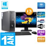 Pc fujitsu esprimo e500 e85 + sff i3 - 2100 ram 4go disque 250go wifi w7 ecran 27