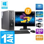 Pc fujitsu esprimo e500 e85 + sff i7 - 2600 ram 4go disque 250go wifi w7 ecran 19