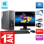 Pc fujitsu esprimo e500 e85 + sff intel g640 8go disque 2 to wifi w7 ecran 27