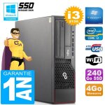 Pc fujitsu esprimo e700 e90 + sff core i3 - 2120 ram 4go disque 240 go ssd wifi w7