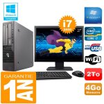 Pc fujitsu esprimo e700 e90 + sff core i7 - 2600 4go disque 2 to wifi w7 ecran 27