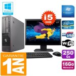 Pc fujitsu esprimo e700 e90 + sff i5 - 2400 ram 16go disque 250go wifi w7 ecran 19