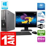 Pc fujitsu esprimo e700 e90 + sff intel g840 8go disque 500 go wifi w7 ecran 19