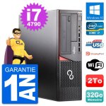 Pc fujitsu esprimo e920 dt intel i7 - 4790 ram 32go disque 2to windows 10 wifi