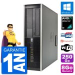 Pc hp 6005 sff amd athlon ii x2 b24 ram 8go disque dur 250go windows 10 wifi