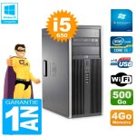 Pc hp 8100 tour core i5 - 650 ram 4go disque 500go graveur dvd wifi w7