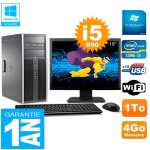 Pc hp 8100 tour ecran 19  core i5 - 650 ram 4go disque 1to graveur dvd wifi w7