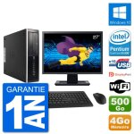 Pc hp 8300 elite sff ecran 27  intel g630 ram 4go disque 500go windows 10 wifi