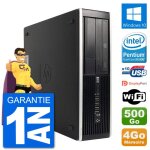 Pc hp 8300 elite sff intel g630 ram 4go disque dur 500go windows 10 wifi