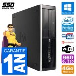 Pc hp 8300 elite sff intel g630 ram 4go ssd 960go windows 10 wifi