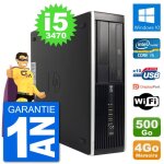 Pc hp 8300 elite sff intel i5 - 3470 ram 4go disque dur 500go windows 10 wifi